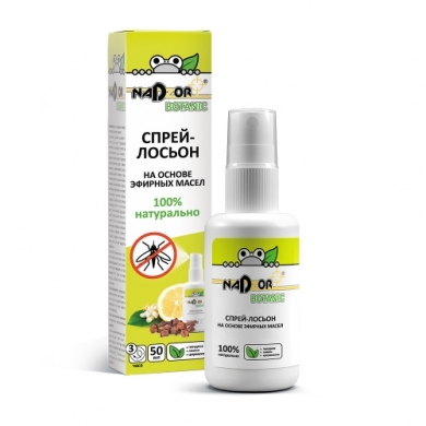 Спрей от комаров на основе эфирных масел, Nadzor Botanic